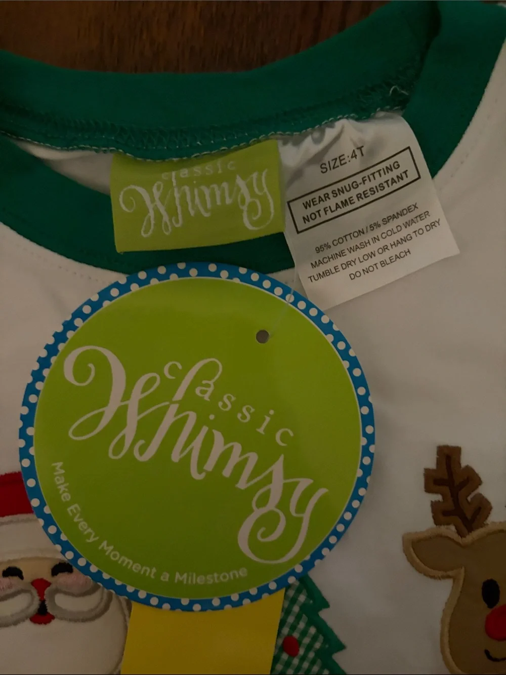 NWT 4t Classic Whimsy Christmas Pajama